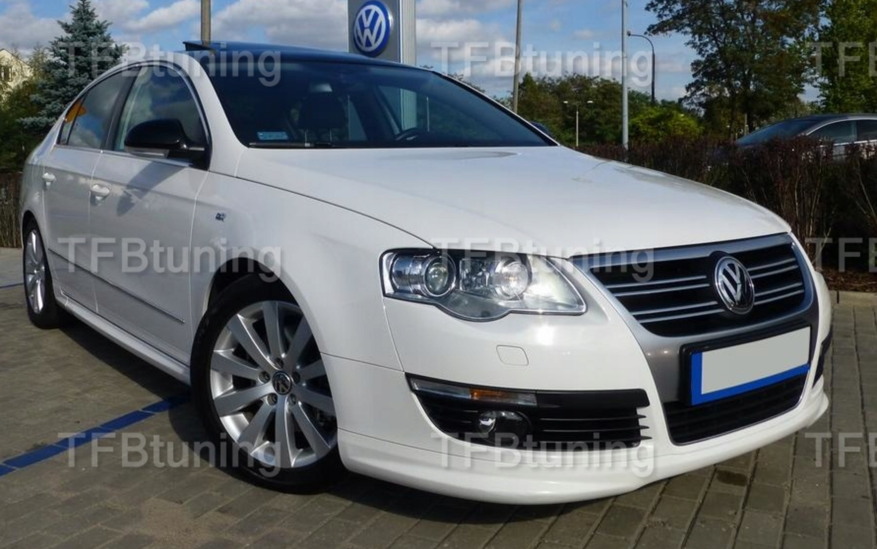Prelungire bara fata fusta lip spoiler VW PASSAT B6 3C Rline R LINE TFB TUNING ROMANIA