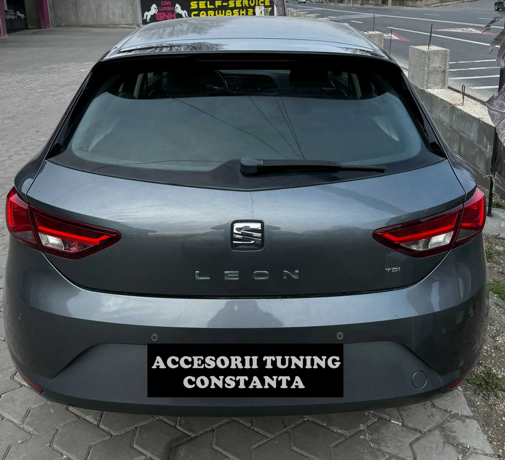Extensii Eleron / Prelungire Eleron Seat Leon Mk3 5F Negru Lucios