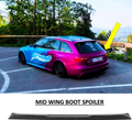 Kit caroserie spoiler portbagaj spate negru lucios, aripă centrală, Audi A4 B8 Avant Estate, 8-16 TUNING BRASOV