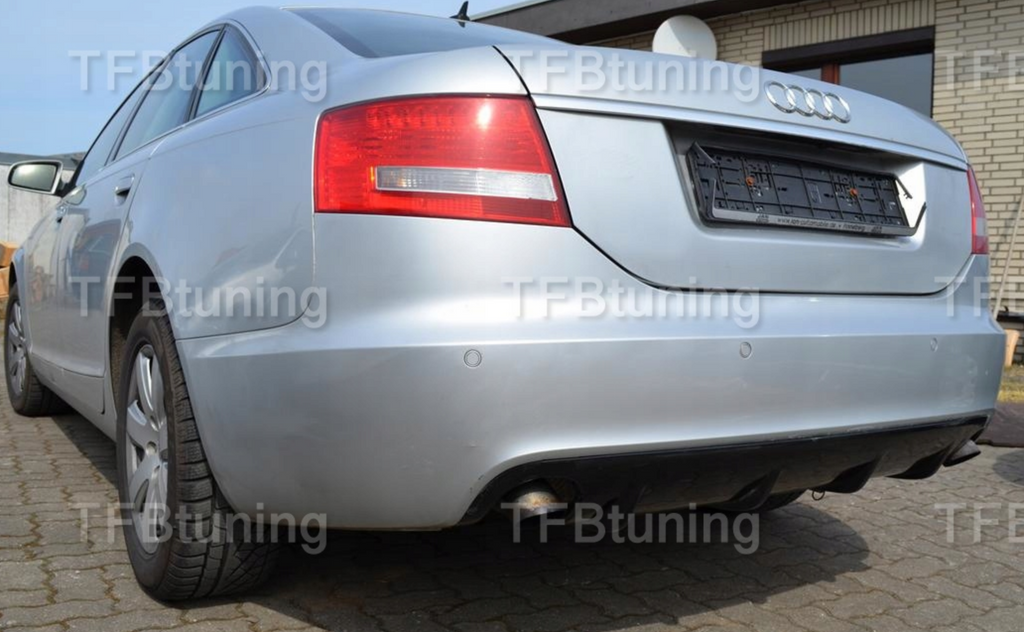 Prelungire spoiler tuning sport bara spate Audi A6 C6 4F Sedan S line RS6 S6 2004-2008 ver1 TFB TUNING ROMANIA