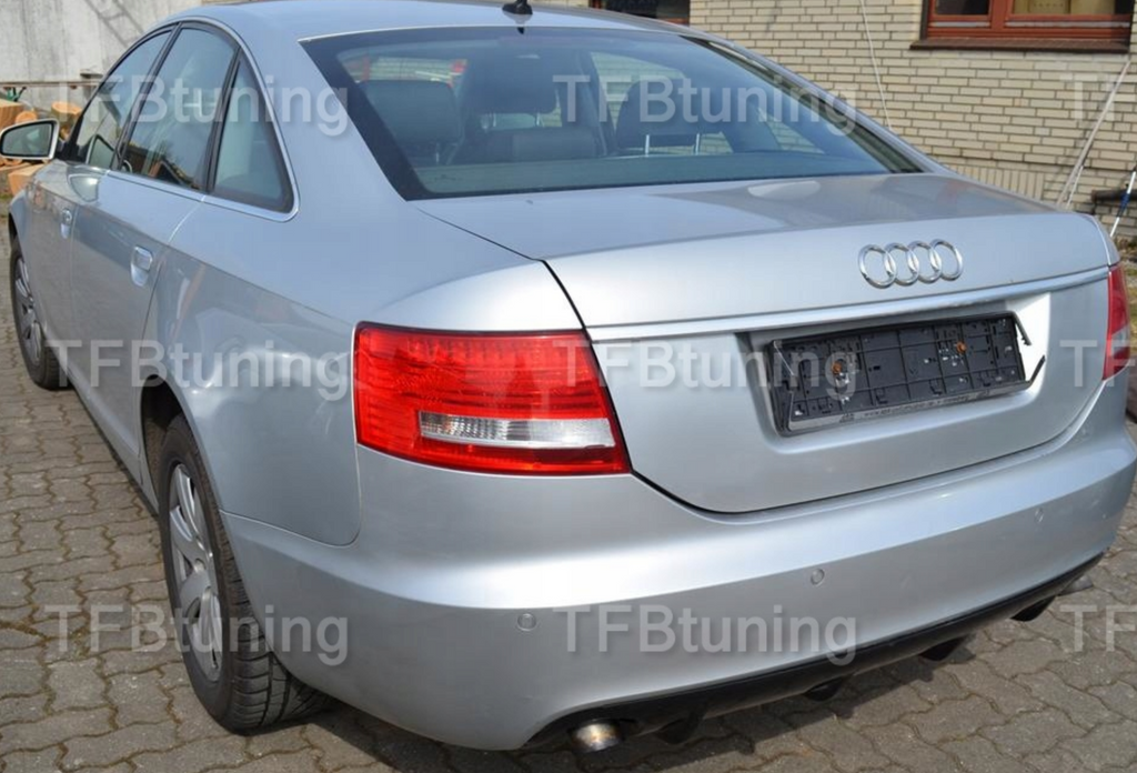 Prelungire spoiler tuning sport bara spate Audi A6 C6 4F Sedan S line RS6 S6 2004-2008 ver1 TFB TUNING ROMANIA