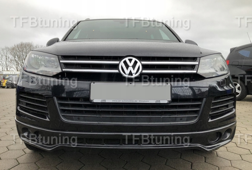 Prelungire spoiler tuning sport bara fata VW Touareg 7P5 Rline Off Road 2011-2015 ver2 TFB TUNING