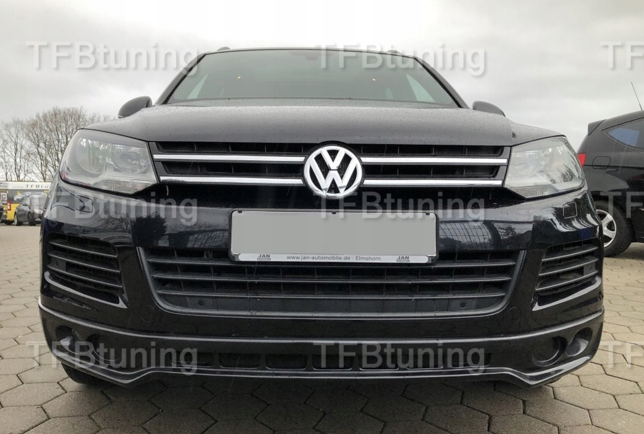 Prelungire spoiler tuning sport bara fata VW Touareg 7P5 Rline Off Road 2011-2015 ver2 TFB TUNING