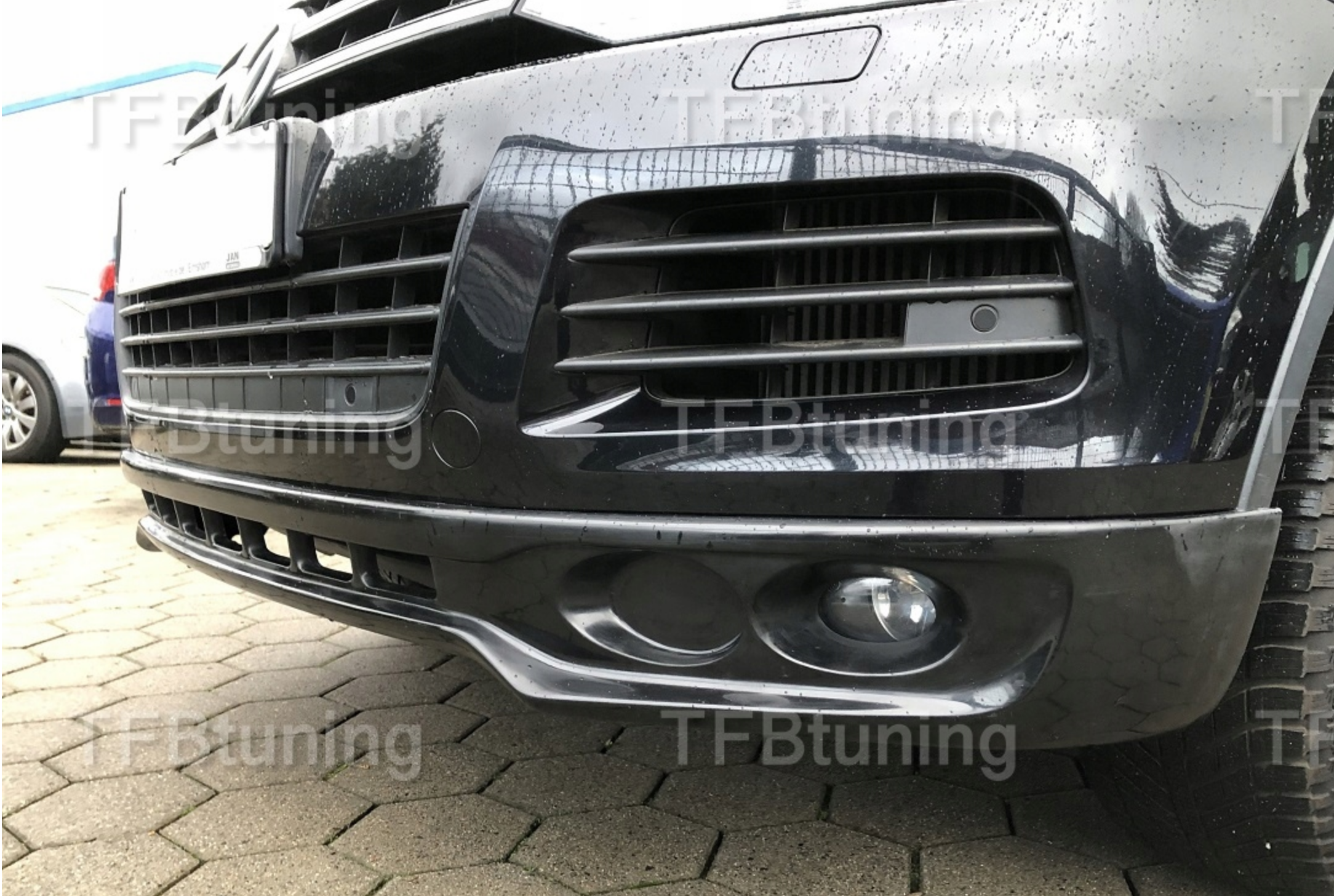 Prelungire spoiler tuning sport bara fata VW Touareg 7P5 Rline Off Road 2011-2015 ver2 TFB TUNING