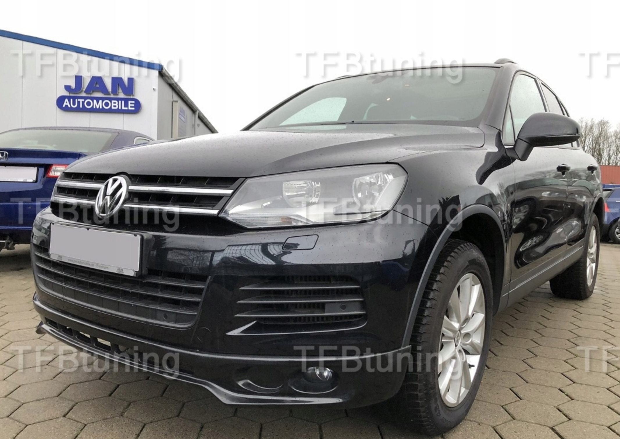 Prelungire spoiler tuning sport bara fata VW Touareg 7P5 Rline Off Road 2011-2015 ver2 TFB TUNING