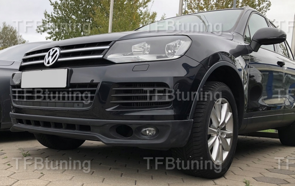 Prelungire spoiler tuning sport bara fata VW Touareg 7P5 Rline Off Road 2011-2015 ver2 TFB TUNING