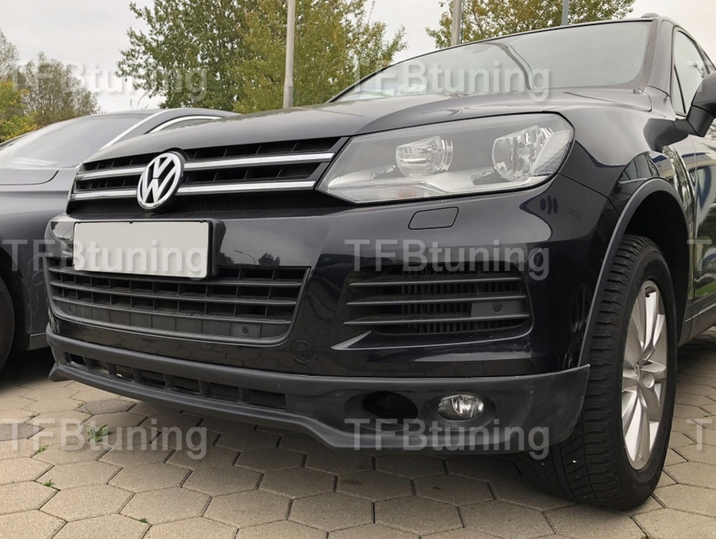 Prelungire spoiler tuning sport bara fata VW Touareg 7P5 Rline Off Road 2011-2015 ver2 TFB TUNING