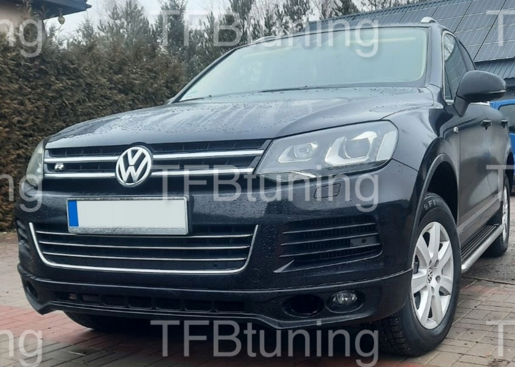 Prelungire spoiler tuning sport bara fata VW Touareg 7P5 Rline Off Road 2011-2015 ver2 TFB TUNING