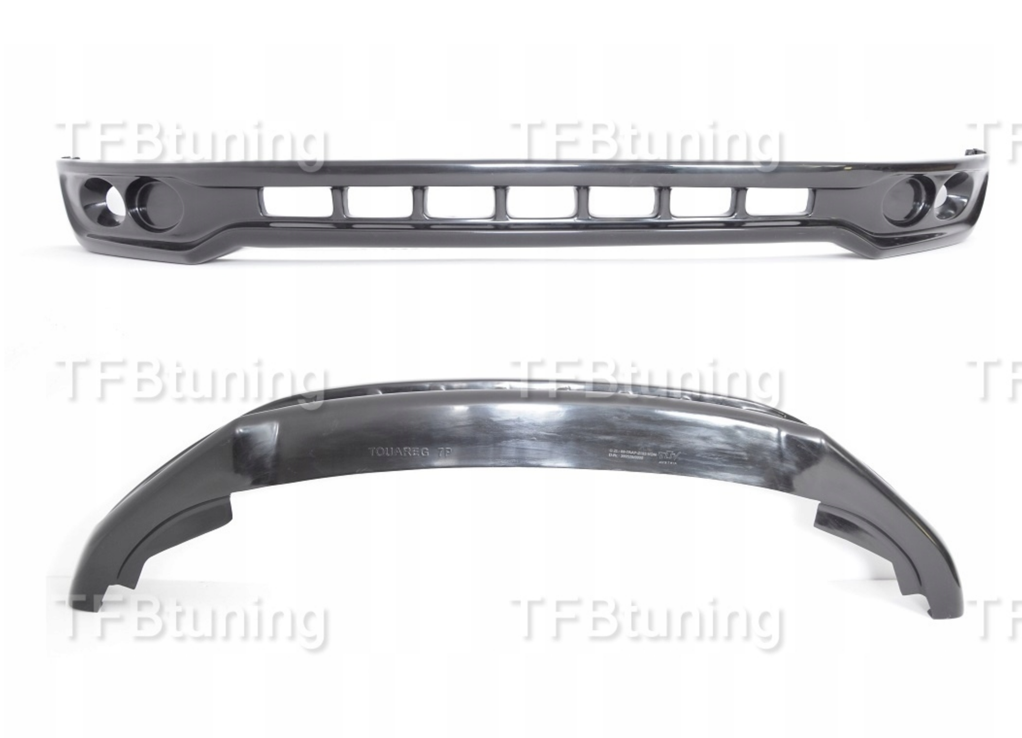 Prelungire spoiler tuning sport bara fata VW Touareg 7P5 Rline Off Road 2011-2015 ver2 TFB TUNING