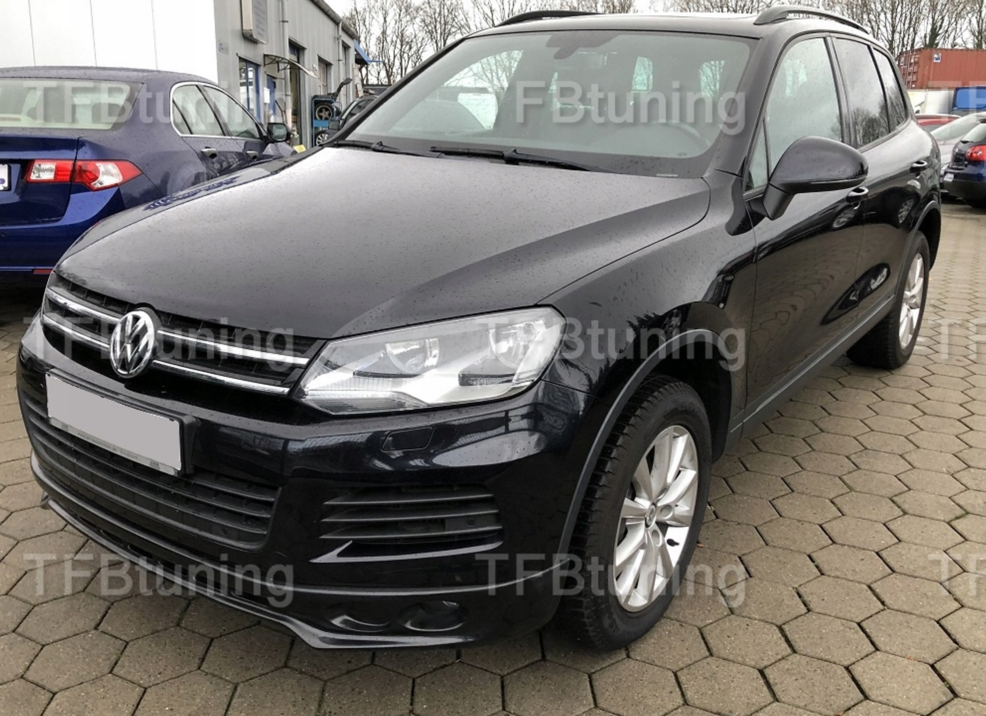 Prelungire spoiler tuning sport bara fata VW Touareg 7P5 Rline Off Road 2011-2015 ver2 TFB TUNING