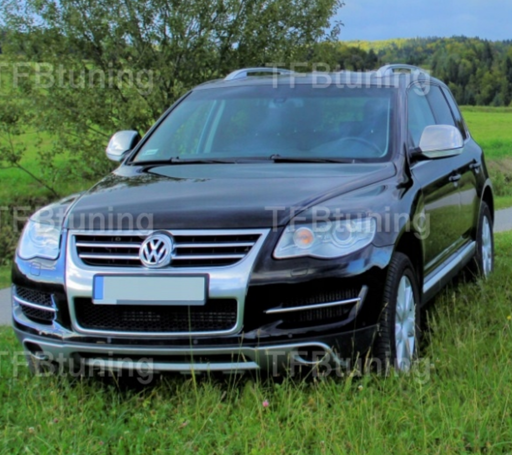 Prelungire spoiler tuning sport bara fata King Kong R50 VW Touareg Facelift 2006-2010 v2 TFB TUNING
