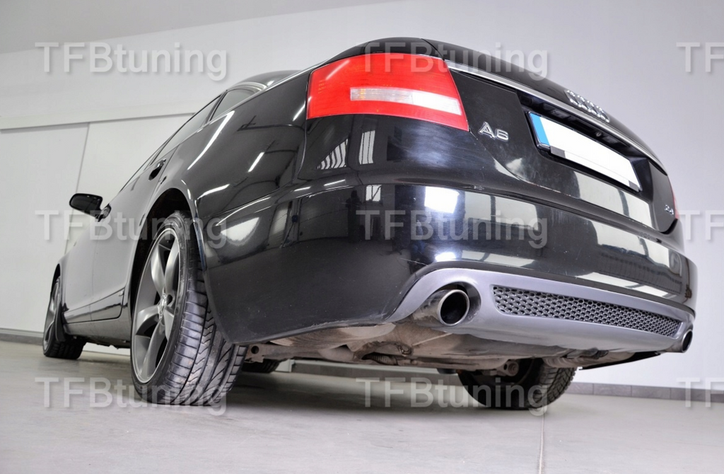Prelungire spoiler tuning sport bara spate Audi A6 C6 Sline S6 Rs6 Sedan Limuzina 2004-2008 ver3