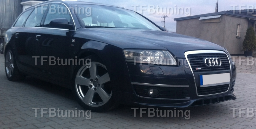 Prelungire bara fata fusta spoiler lip AUDI A6 C6 2004-2008 TFB TUNING