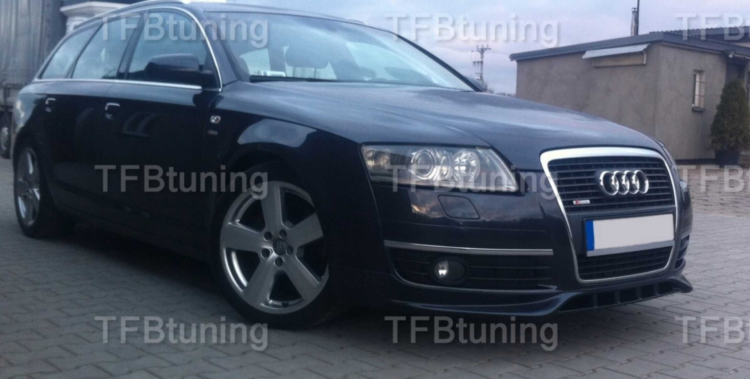 Prelungire bara fata fusta spoiler lip AUDI A6 C6 2004-2008 TFB TUNING