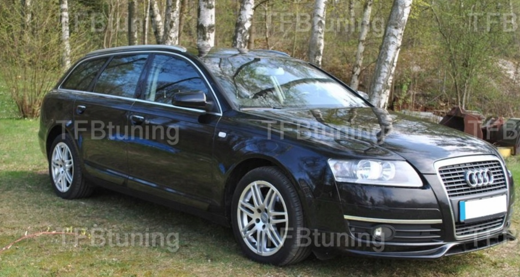 Prelungire bara fata fusta spoiler lip AUDI A6 C6 2004-2008 TFB TUNING