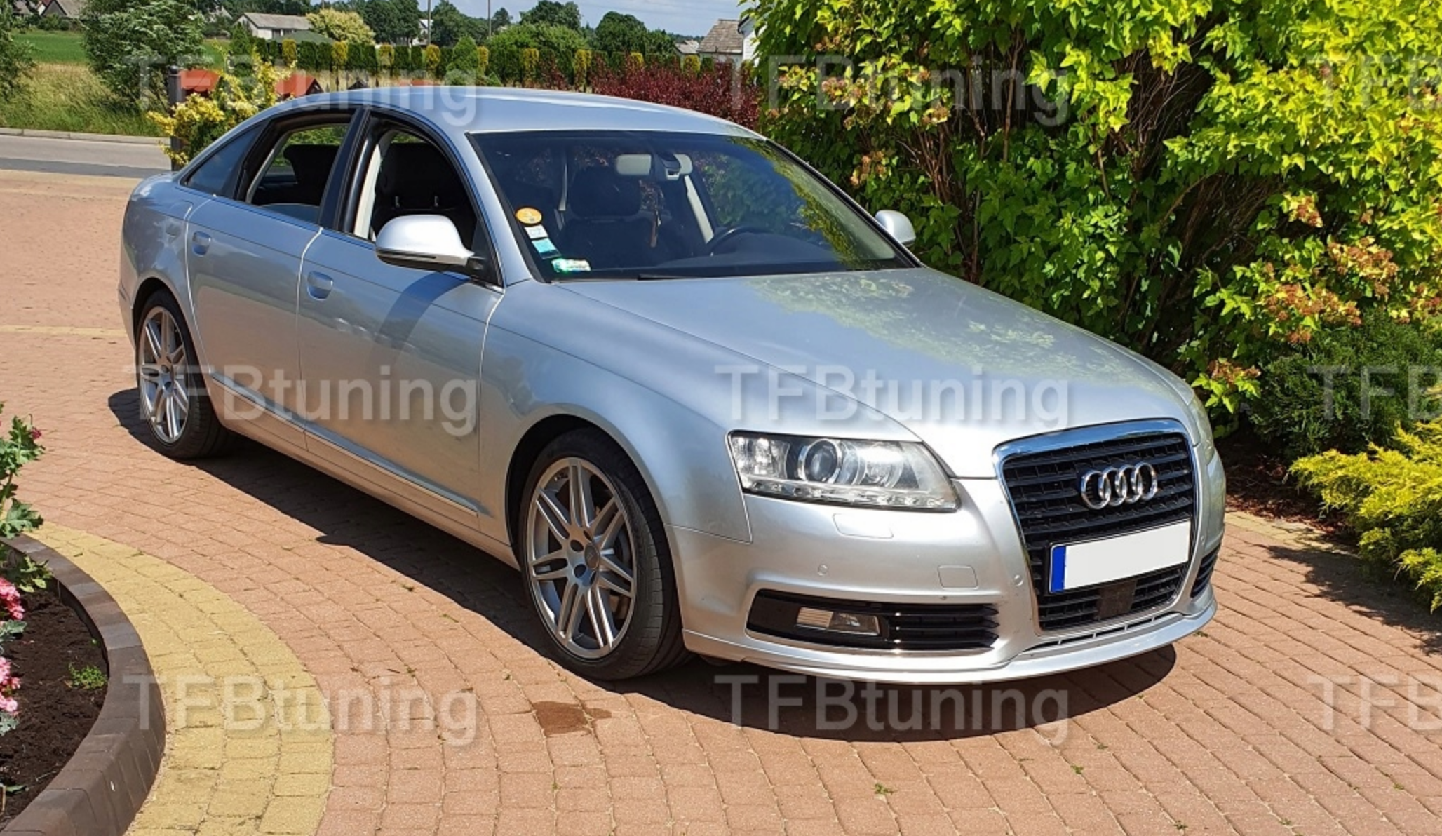 Prelungire bara fata fusta spoiler lip Audi A6 C6 08-11 TFB TUNING