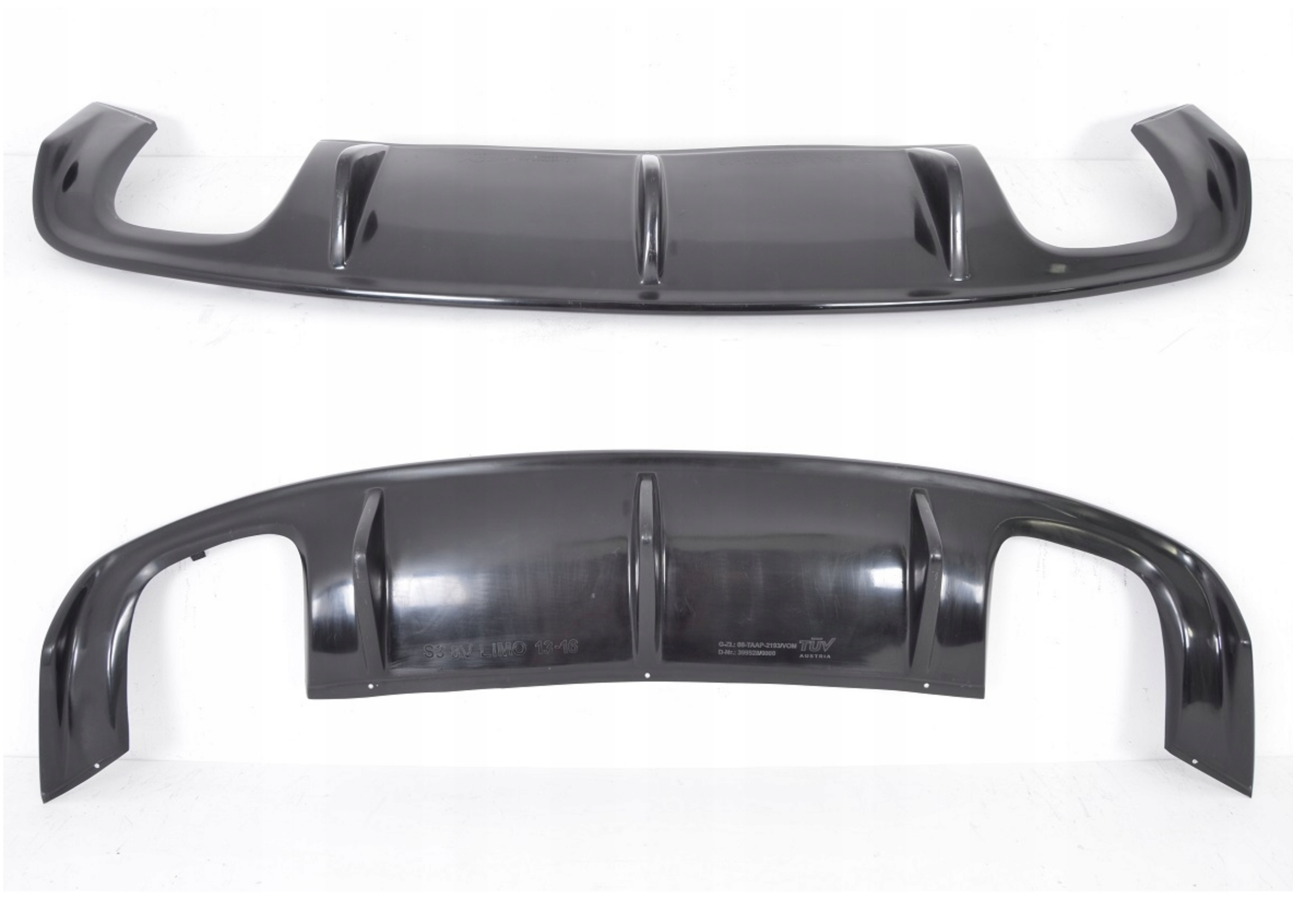 Difuzor bara spate fusta lip prelungire Audi S3 A3 Sline 8V Limo Sedan 13-16 TFB TUNING