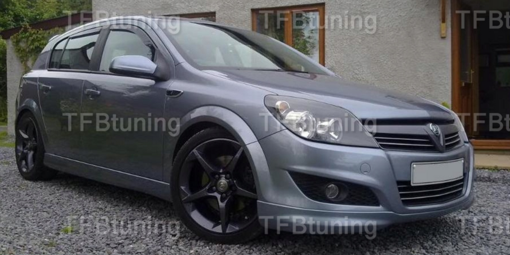 Prelungire bara fata fusta spoiler lip OPEL ASTRA H COMBI HATCHBACK TFB TUNING