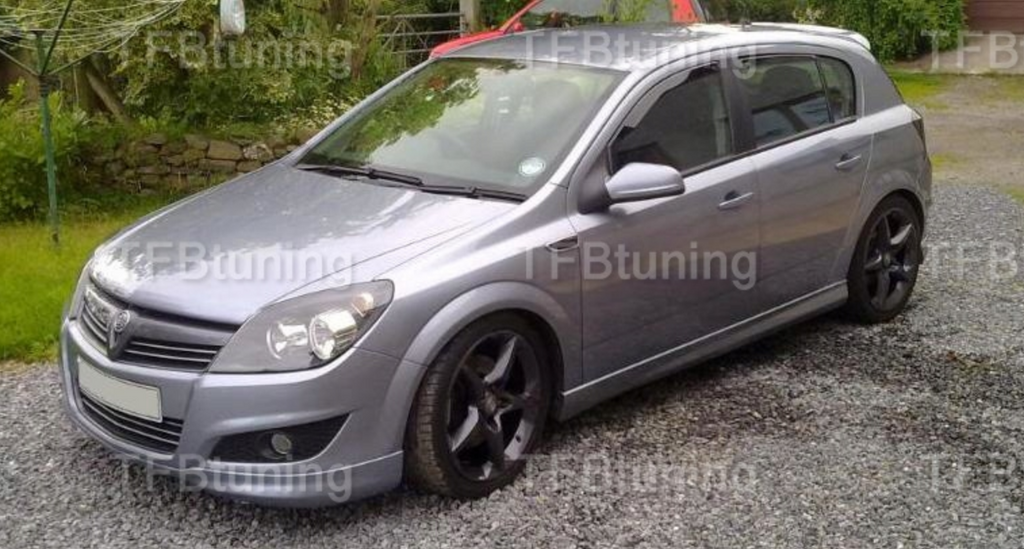 Prelungire bara fata fusta spoiler lip OPEL ASTRA H COMBI HATCHBACK TFB TUNING