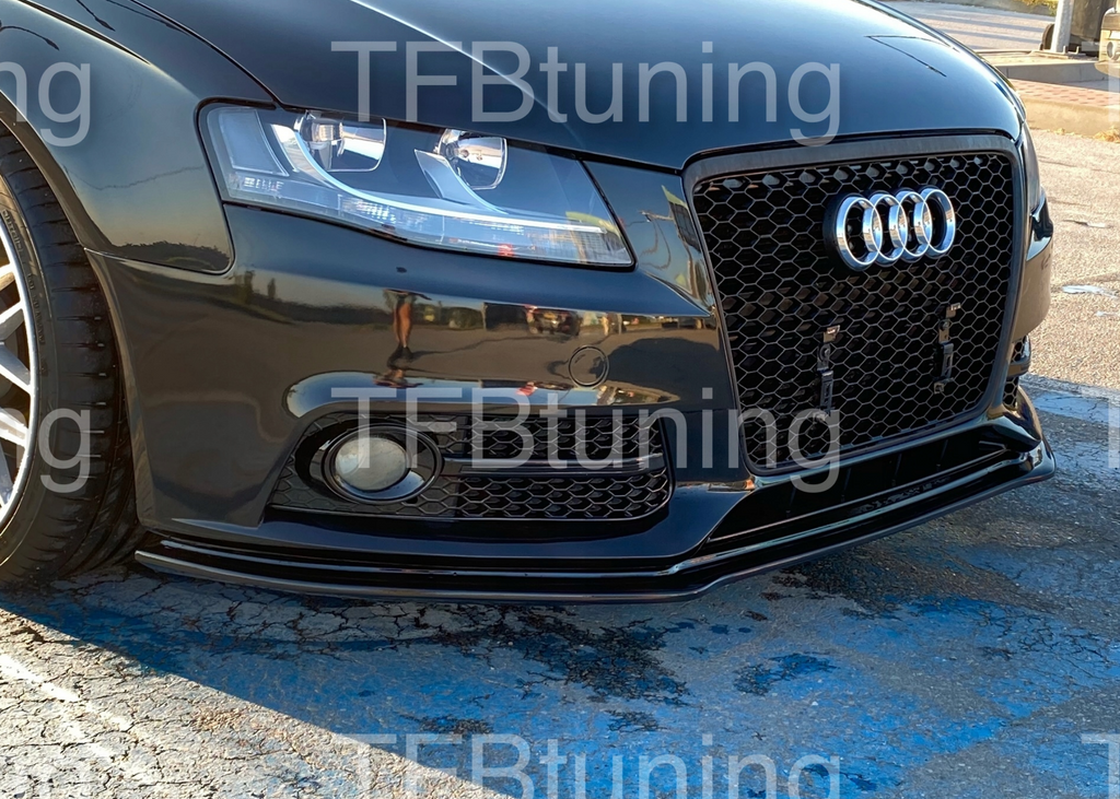Prelungire bara fata fusta spoiler lip AUDI A4 B8 2008-2012 ver2 TFB TUNING