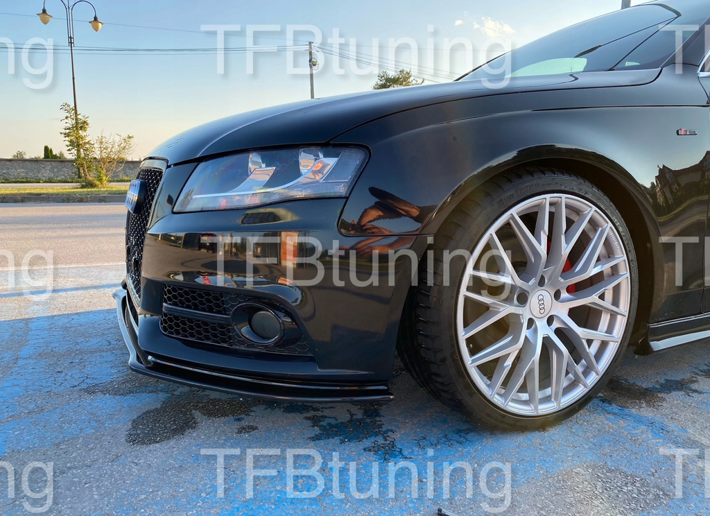 Prelungire bara fata fusta spoiler lip AUDI A4 B8 2008-2012 ver2 TFB TUNING