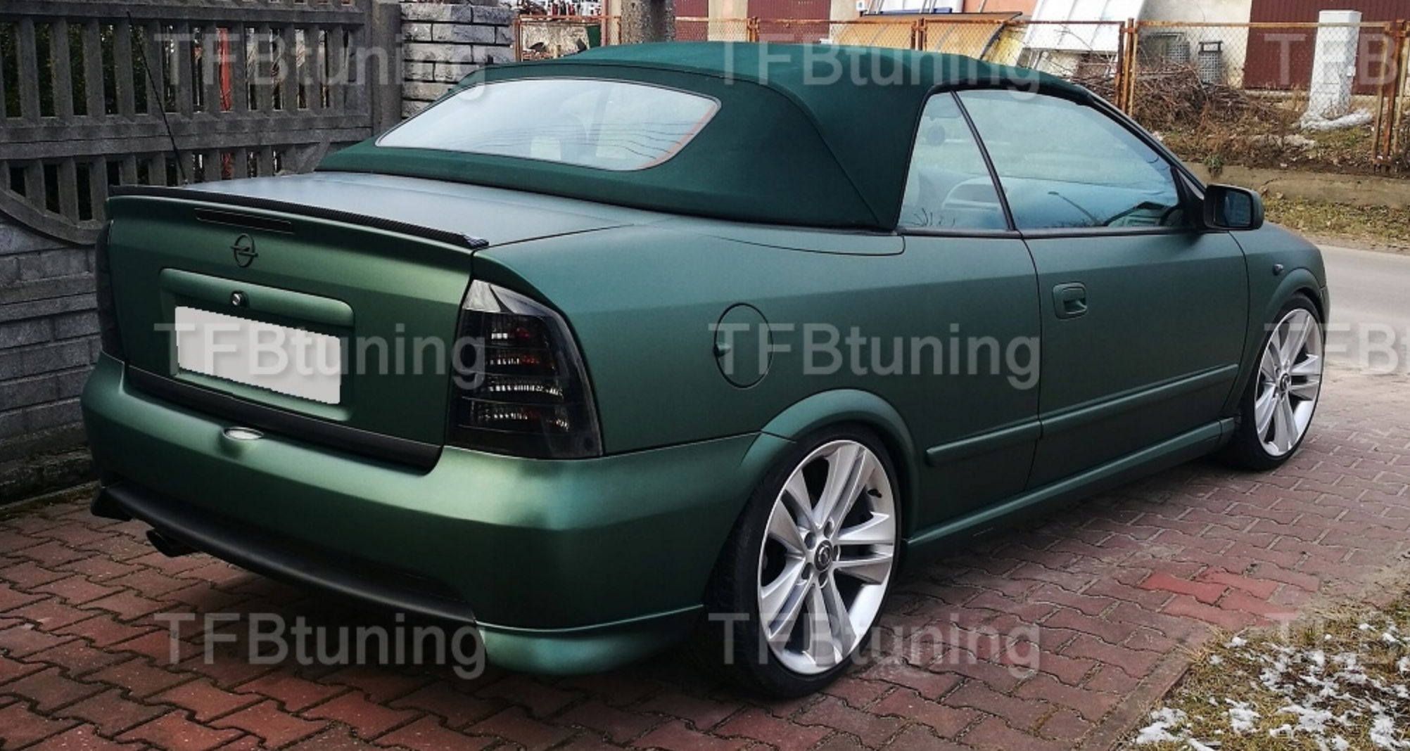 Flapsuri fusta lip spoiler bara spate coltare OPEL ASTRA G COUPE CABRIO TFB TUNING