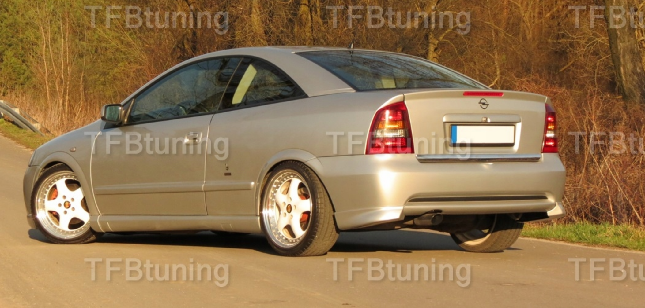Flapsuri fusta lip spoiler bara spate coltare OPEL ASTRA G COUPE CABRIO TFB TUNING
