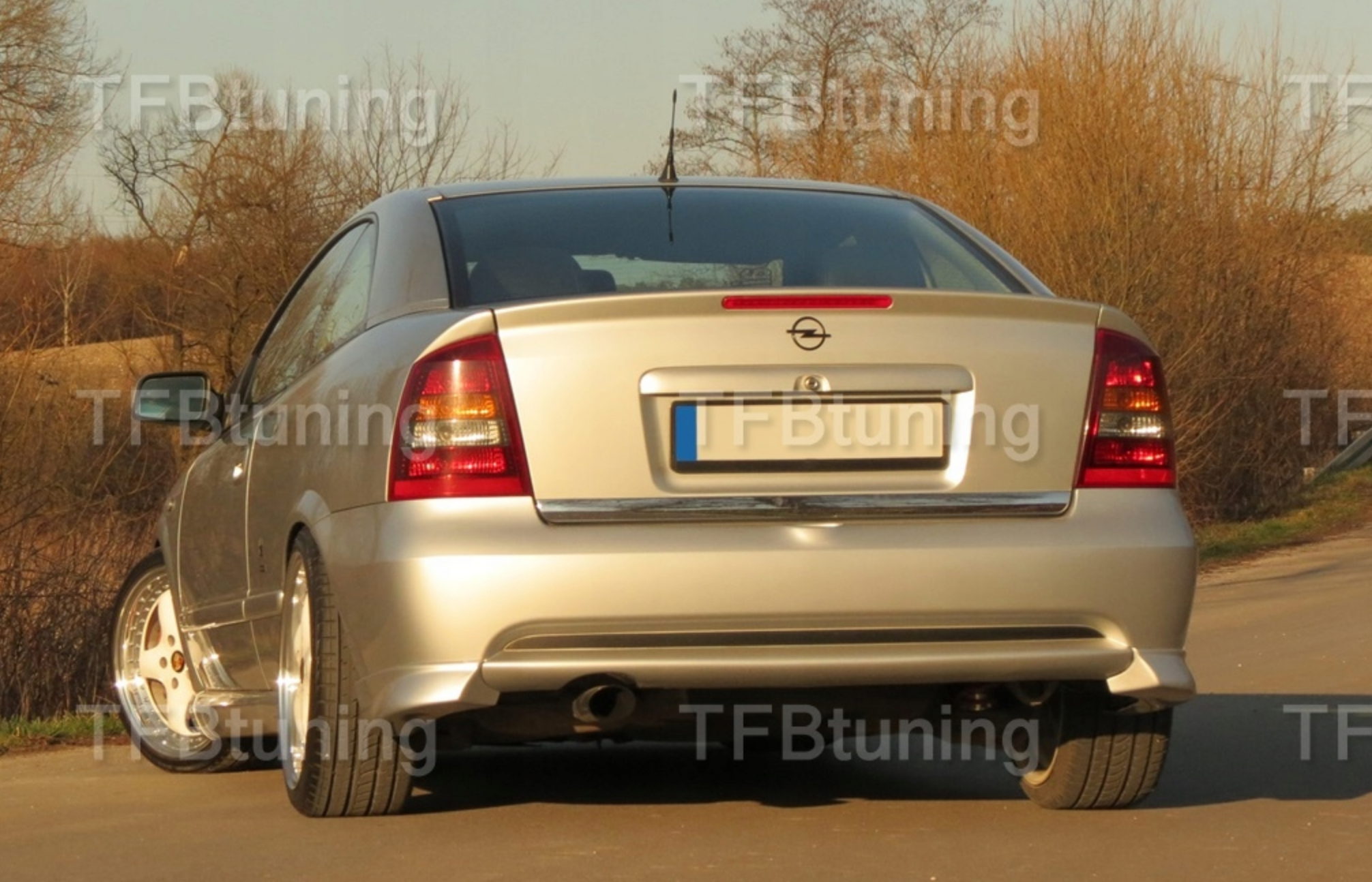 Flapsuri fusta lip spoiler bara spate coltare OPEL ASTRA G COUPE CABRIO TFB TUNING