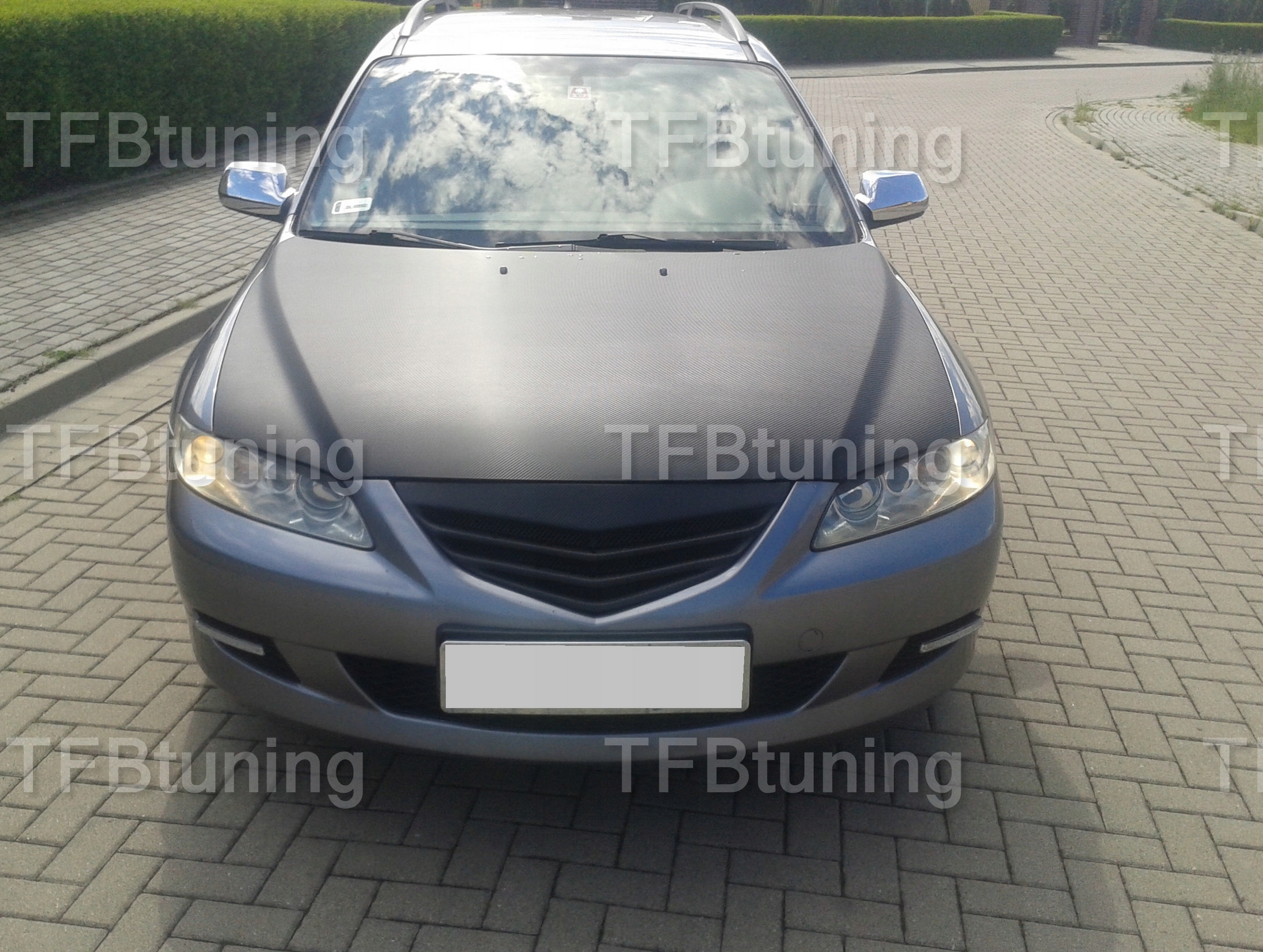 Grila sport fara semn tuning MAZDA 6 2002-2005 TFB TUNING