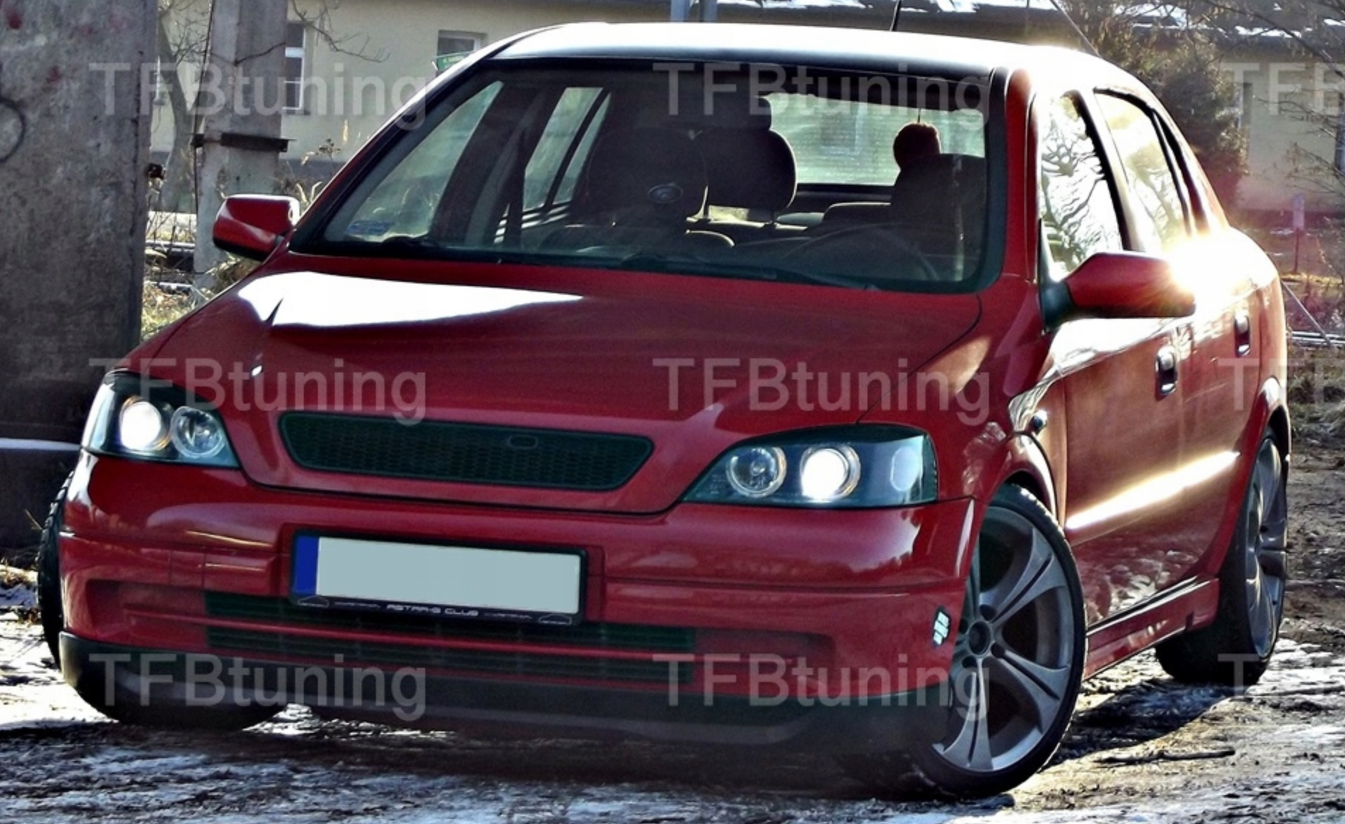 Prelungire bara fata fusta spoiler lip OPEL ASTRA 2 G COUPE CABRIO BREAK TFB TUNING