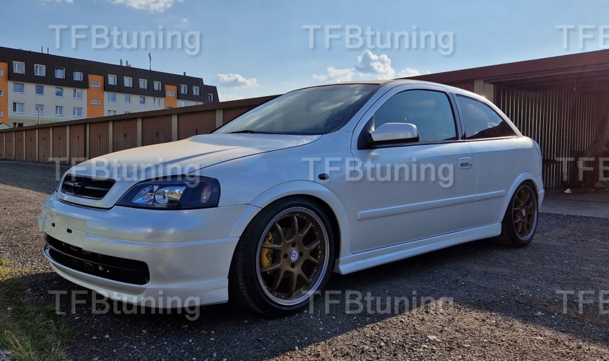 Prelungire bara fata fusta spoiler lip OPEL ASTRA 2 G COUPE CABRIO BREAK TFB TUNING