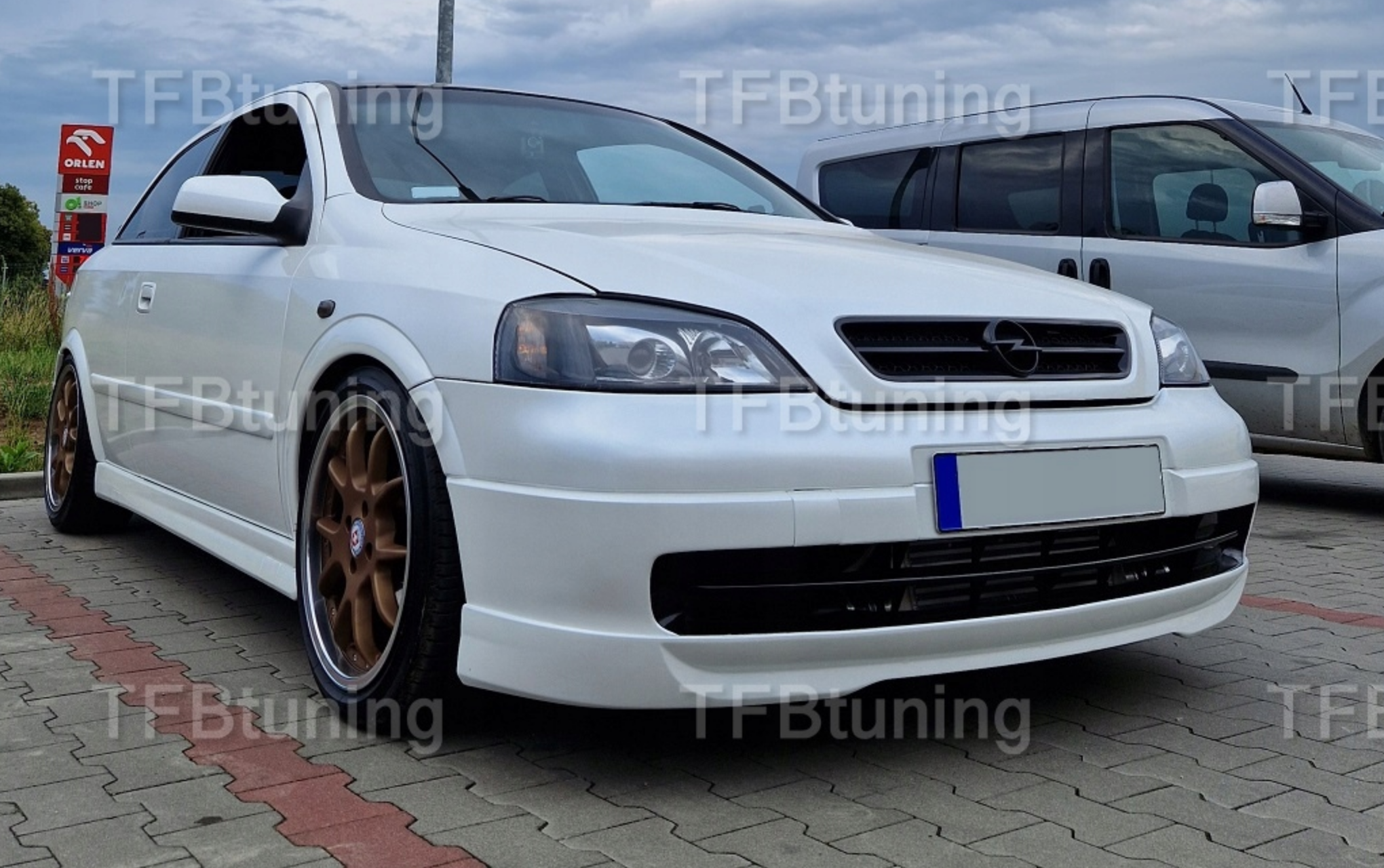 Prelungire bara fata fusta spoiler lip OPEL ASTRA 2 G COUPE CABRIO BREAK TFB TUNING