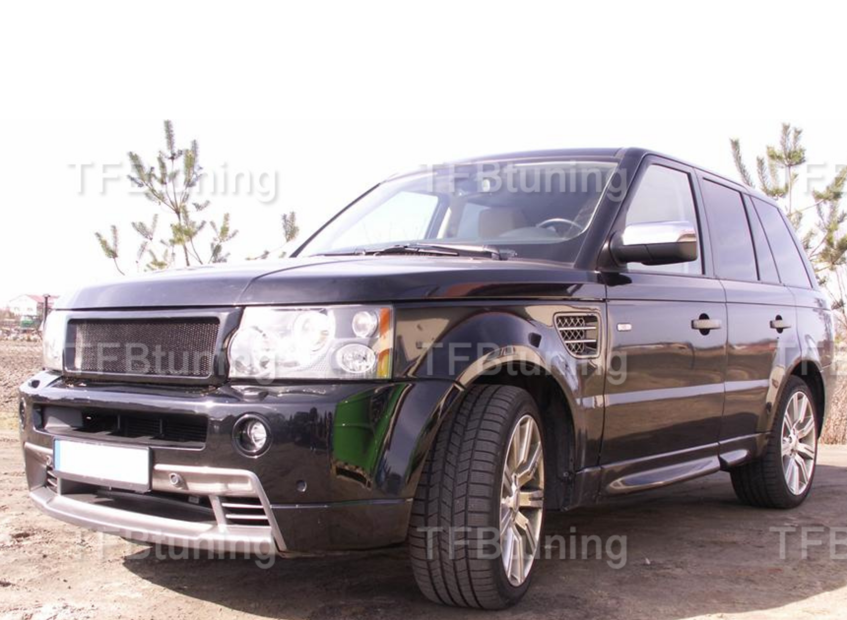 Grila bara fata tuning fara semn LAND ROVER RANGE ROVER Sport 2005-2009 TFB TUNING