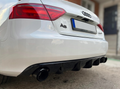 Difuzor prelungire bara spate fusta lip spoiler AUDI AUDI A5 8T COUPE CABRIO 2007-2011 evacuare stanga dreapta TFB TUNING