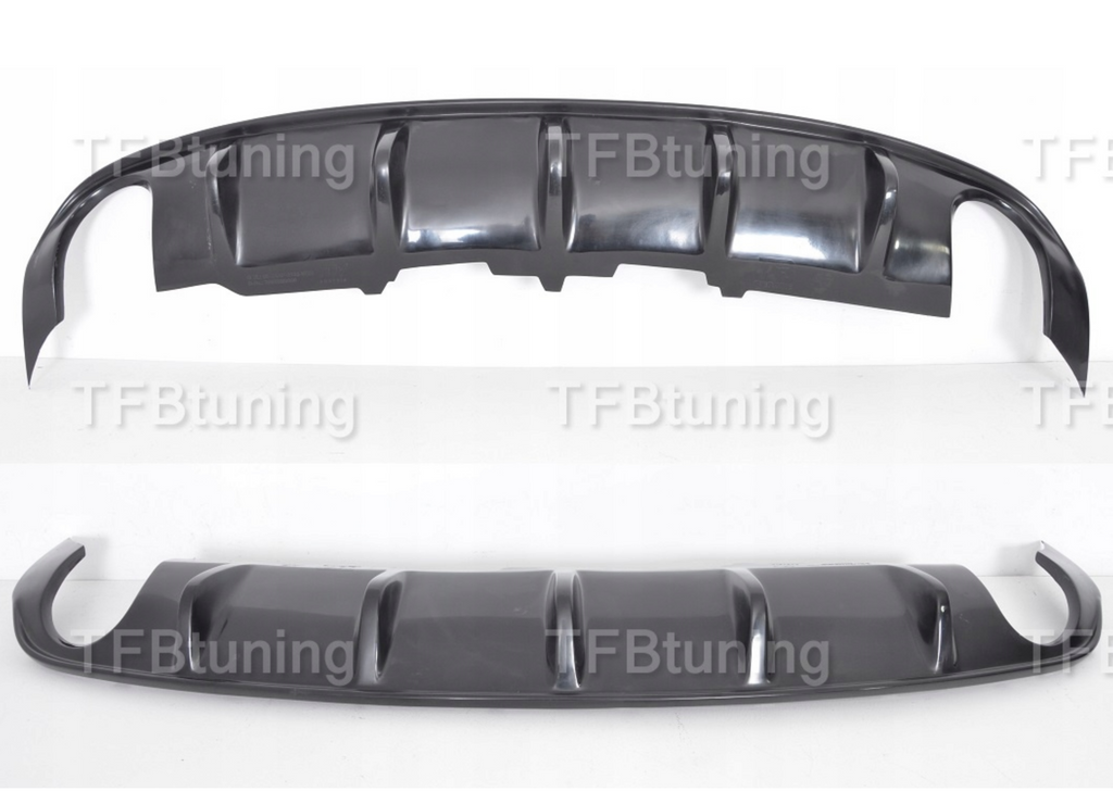 Difuzor prelungire bara spate fusta lip spoiler AUDI AUDI A5 8T COUPE CABRIO 2007-2011 evacuare stanga dreapta TFB TUNING