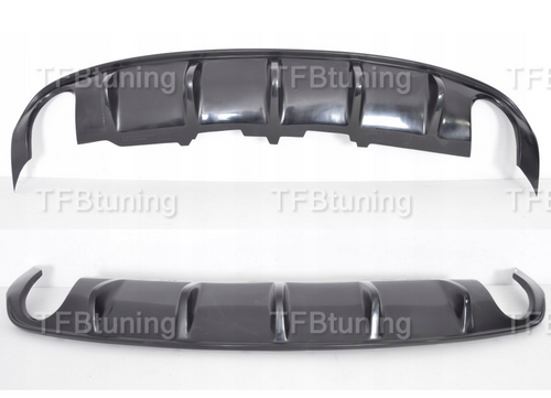 Difuzor prelungire bara spate fusta lip spoiler AUDI AUDI A5 8T COUPE CABRIO 2007-2011 evacuare stanga dreapta TFB TUNING
