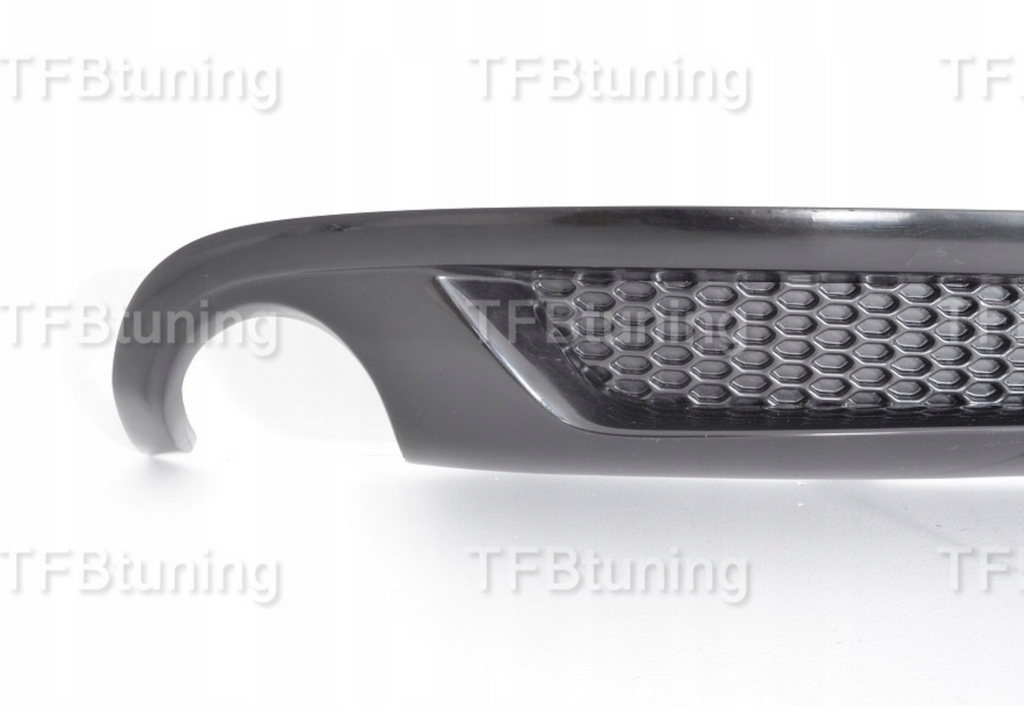Difuzor prelungire bara spate fusta lip spoiler AUDI A4 B8 2007-2011 SLINE S Line S4 RS4 evacuare stanga dreaptaTFB TUNING