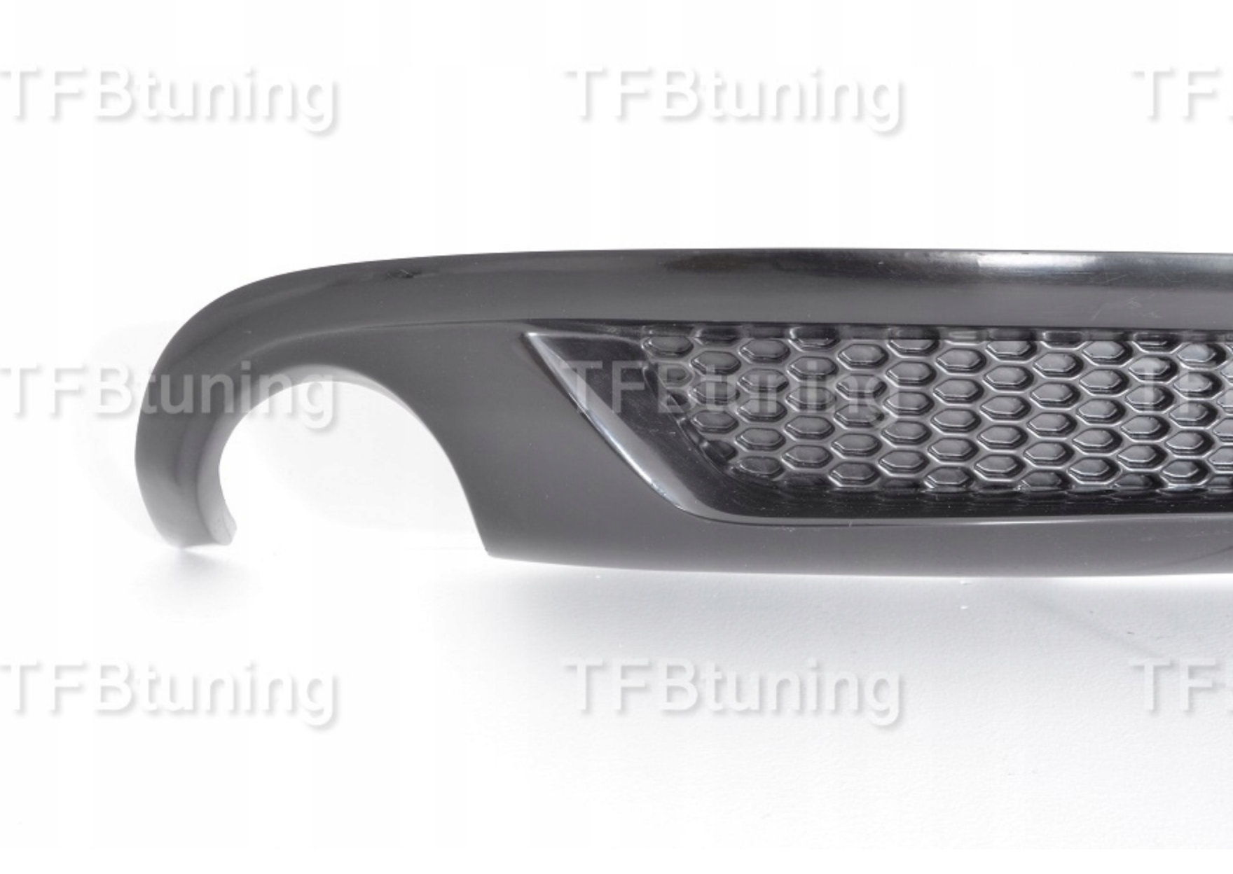 Difuzor prelungire bara spate fusta lip spoiler AUDI A4 B8 2007-2011 SLINE S Line S4 RS4 evacuare stanga dreaptaTFB TUNING