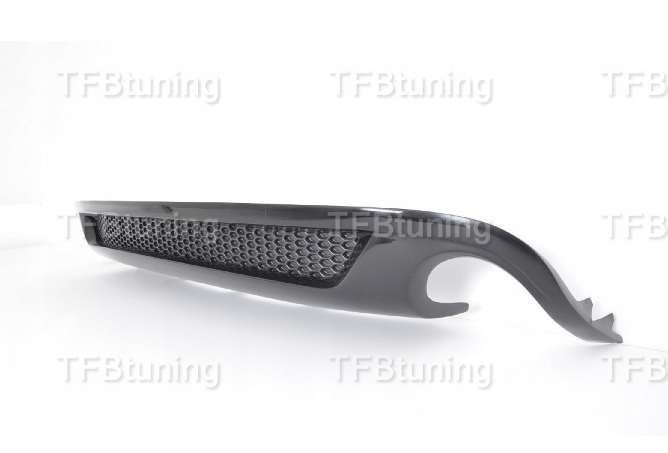 Difuzor prelungire bara spate fusta lip spoiler AUDI A4 B8 2007-2011 SLINE S Line S4 RS4 evacuare stanga dreaptaTFB TUNING