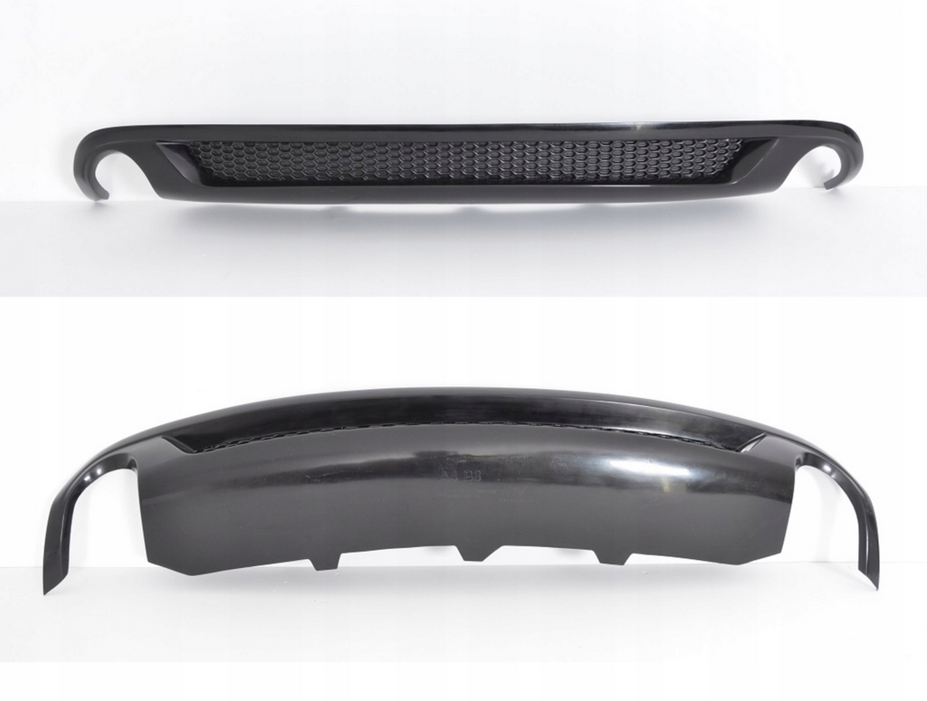 Difuzor prelungire bara spate fusta lip spoiler AUDI A4 B8 2007-2011 SLINE S Line S4 RS4 evacuare stanga dreaptaTFB TUNING