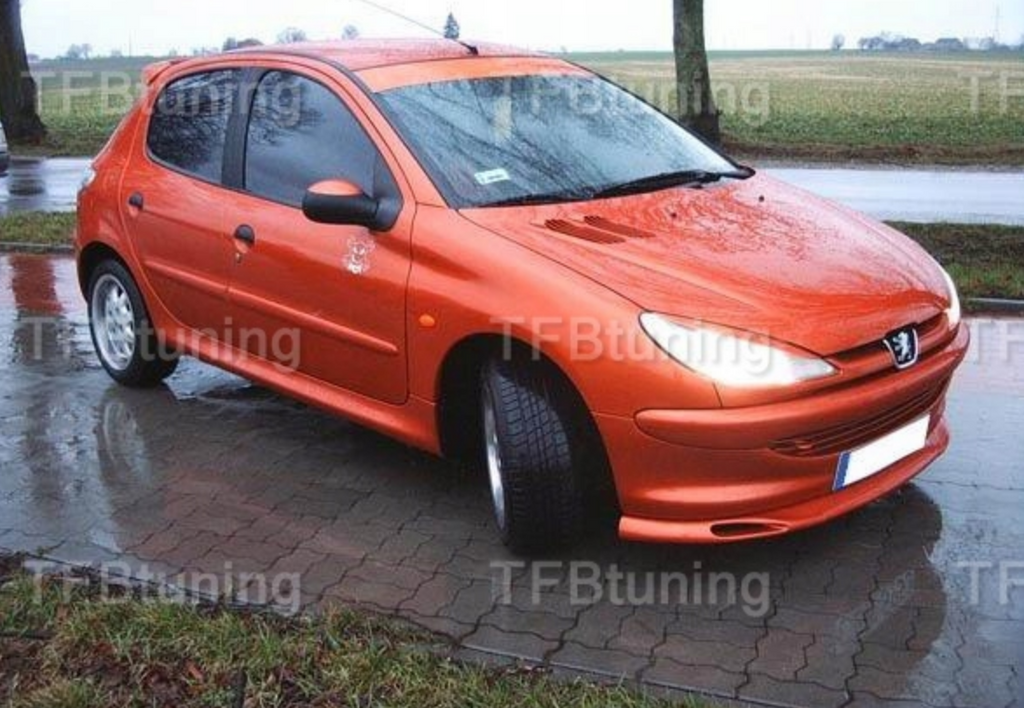 Prelungire bara fata fusta lip spoiler PEUGEOT 206 ver2 TFB TUNING