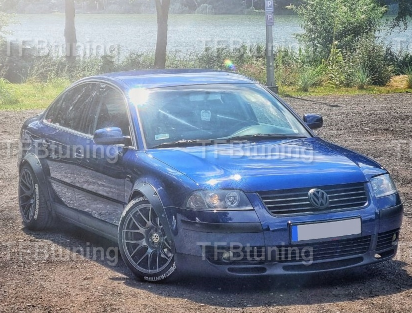 Prelungire bara fata fusta spoiler lip VW PASSAT B5 FL 3BG TFB TUNING