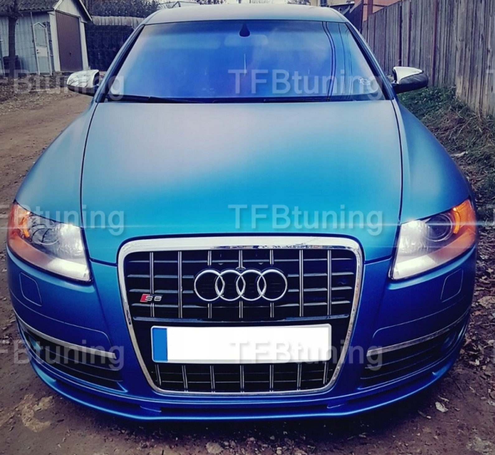 Prelungire bara fata fusta spoiler lip AUDI A6 C6 04-08 TFB TUNING
