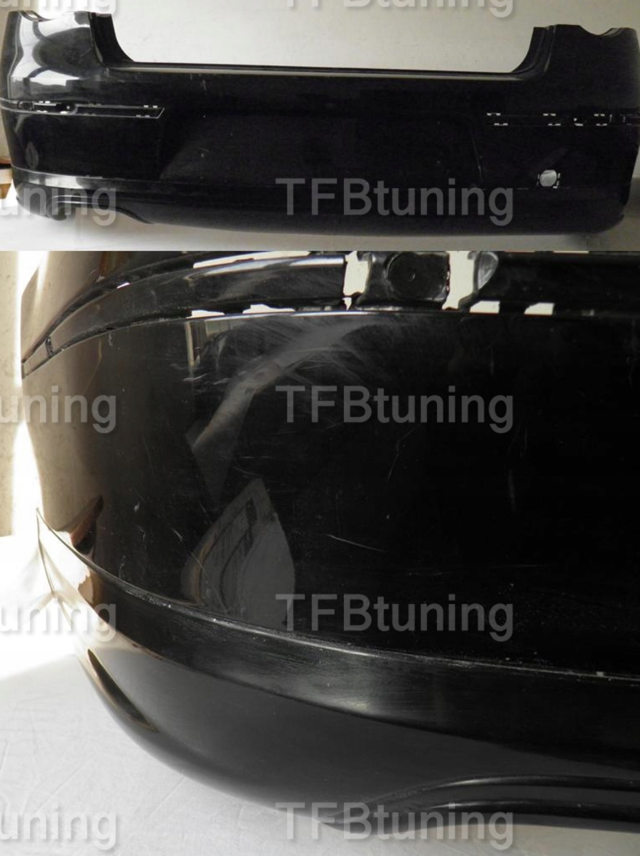 Prelungire bara spate fusta lip spoiler VW PASSAT B6 3C SEDAN RLINE R LINE TFB TUNING