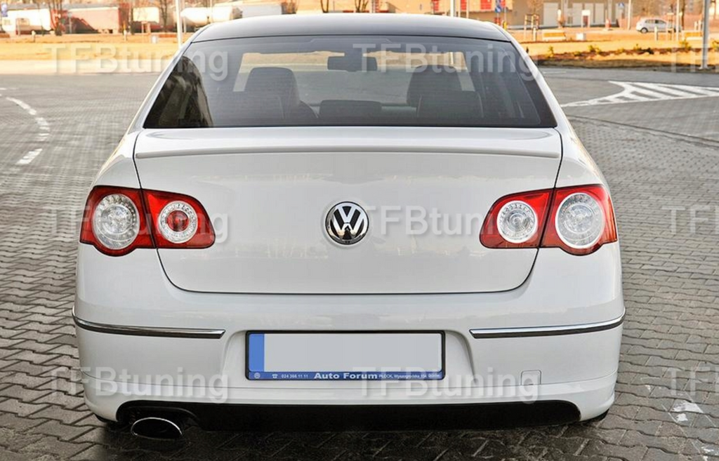 Prelungire bara spate fusta lip spoiler VW PASSAT B6 3C SEDAN RLINE R LINE TFB TUNING