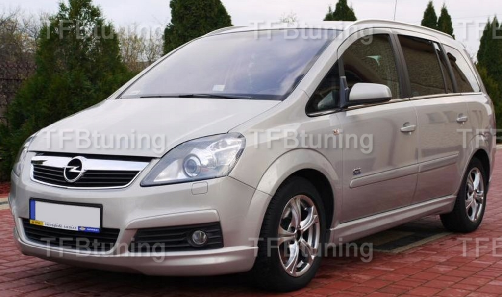 Prelungire bara fata fusta spoiler lip OPEL ZAFIRA B OPC Line 2005-2008 TFB TUNING
