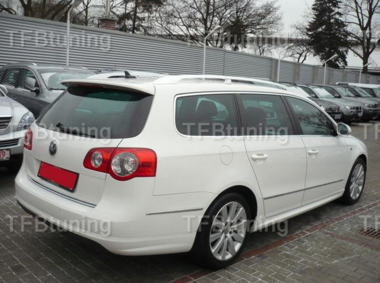 Prelungire bara spate fusta spoiler lip VW PASSAT B6 3C BREAK COMBI RLINE R LINE TFB TUNING