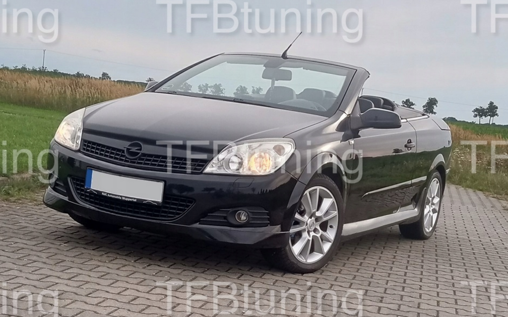 Prelungire bara fata spoiler lip OPEL ASTRA H GTC TWINTOP CABRIO OPC TFB TUNING