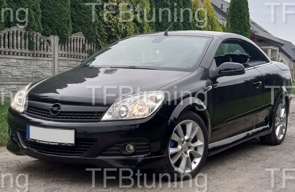 Prelungire bara fata spoiler lip OPEL ASTRA H GTC TWINTOP CABRIO OPC TFB TUNING