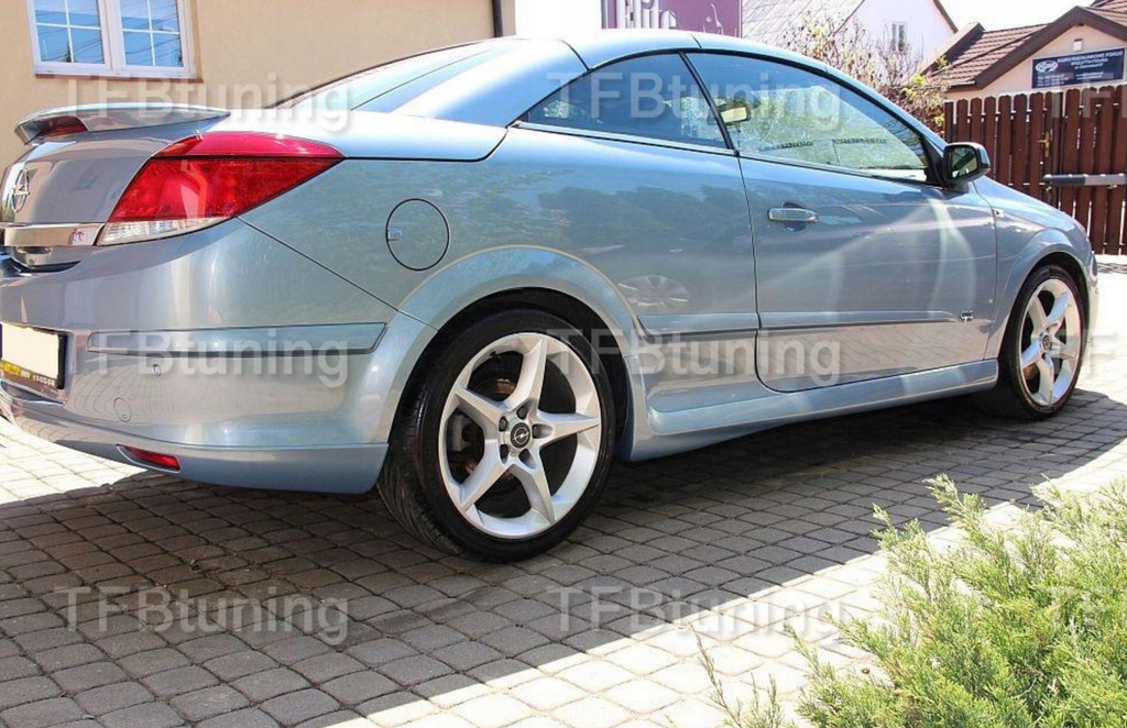 Prelungire bara spate fusta spoiler lip OPEL Astra H TwinTop Cabrio OPC TFB TUNING